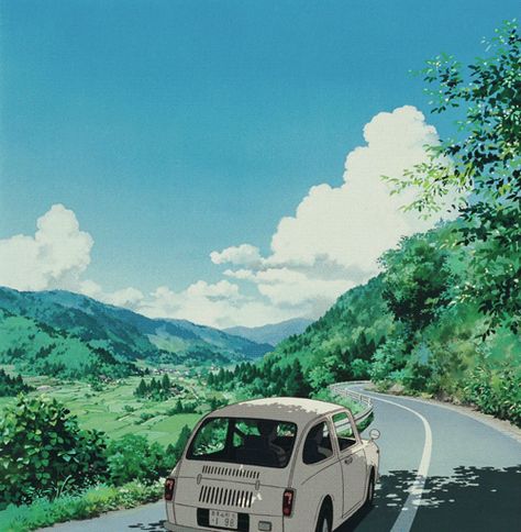 Art Studio Ghibli, Ghibli Artwork, Anime Gifs, Studio Ghibli Art, 수채화 그림, Ghibli Movies, Ghibli Art, Old Anime, Aesthetic Gif