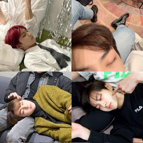 Sleeping On Lap Reference, Sleeping On Someones Lap Reference, Jungwon Cat Pose, Jungwon Sleep, Sleeping On Lap Couple, Sleeping On Lap, Sleeping Boy, Dream Relationship, Sitting On His Lap