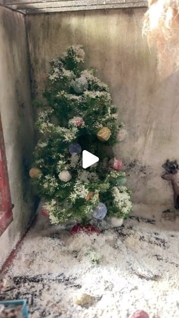 Aiden Creates on Instagram: "Abandoned Christmas Room Box Diorama (2022) #miniature #miniatures #abandoned #christmas #dioramas #art #diorama #scalemodel #scratchbuild #artprocess #holiday #snow #miniatureart" Christmas Dioramas, Art Diorama, Box Diorama, Christmas Diorama, Christmas Room, Room Box, Process Art, Miniature Art, Miniatures