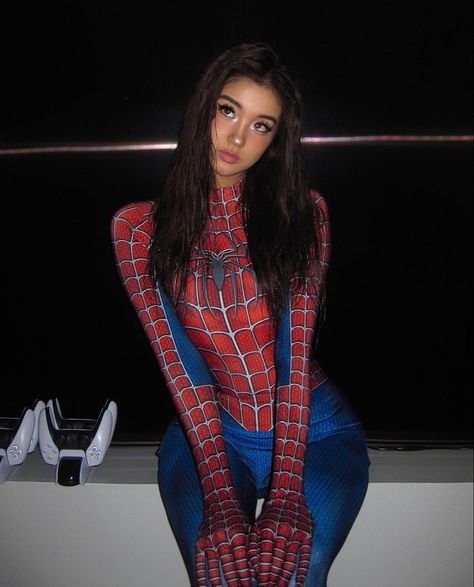 Spider Man Costume For Women, Spider Woman Costumes, Spider Man Costume, Women Costume, Costume For Women, Spider Girl, Spider Woman, Chinese Actress, Women's Costumes