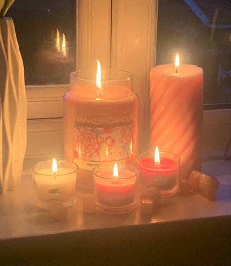 Orange Coquette Aesthetic, Bri Core, Coquette Candles, Orange Coquette, Hyperfeminine Aesthetic, Coquette Gifts, Candle Obsession, Arte Aesthetic, Pretty Candle