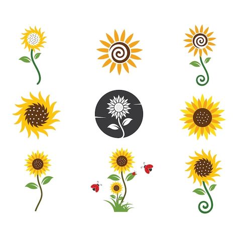 Sunflower logo icon vector | Premium Vector #Freepik #vector #sunflower #sun-flowers #single-flower #flower-isolated Sunflower Logo, Fashion Design Collection, Logo Icon, Vector Stock, Logo Icons, Premium Vector, Graphic Resources, Stock Vector, Sunflower