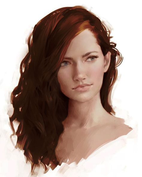 Ireena Kolyana, Ipad Painting, Elf Characters, Fantasy Portraits, Character Study, Human Art, Character Modeling, Medieval Fantasy, Hair Art