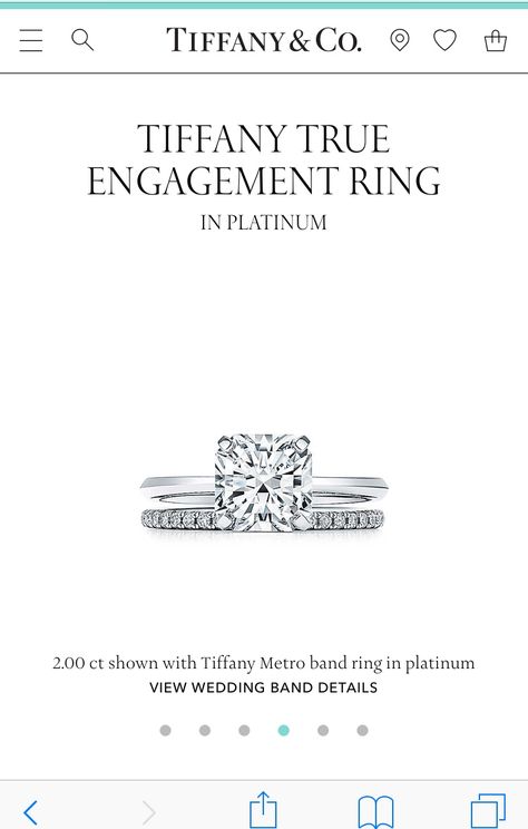 Graphic and geometric with a T-shaped detail in the setting, the Tiffany True engagement ring is a new icon of modern love. Featuring a platinum band, the Tiffany True diamond—a new square mixed-cut diamond unique to Tiffany Square Engagement Rings Tiffany & Co., Tiffany Engagement Ring Square, Tiffany Square Ring, Tiffany True Engagement Rings, Tiffany True, Tiffany Wedding Rings, Tiffany Engagement Ring, Square Engagement Rings, Simple Engagement