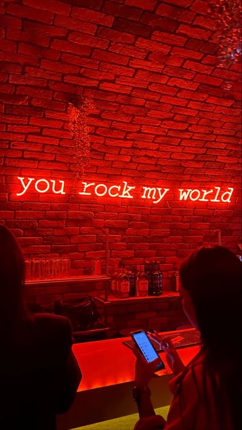 You rock my world neon sign Valentines Nail, You Rock My World, Rock Aesthetic, We Rock, Diy Signs, You Rock, Valentines Nails, My World, My Vibe