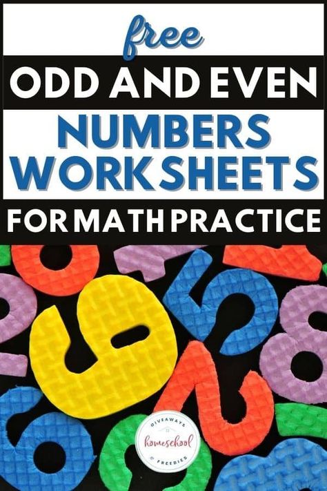 These fun odd and even numbers worksheets will help you to teach your children about the difference between odd and even numbers. Odd And Even Numbers Worksheets, Teaching Math Word Problems, Preschool Freebies, Skip Counting Worksheets, Odd And Even Numbers, Even Numbers, Color By Number Printable, Numbers Worksheets, Pattern Worksheet