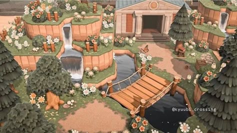 Cottage Core Animal Crossing, Cottagecore Animal Crossing, Animal Crossing Island Inspo, Acnh Cottagecore, Ac New Leaf, Ac Ideas, Animal Crossing Guide, Forest Core, Acnh Inspiration