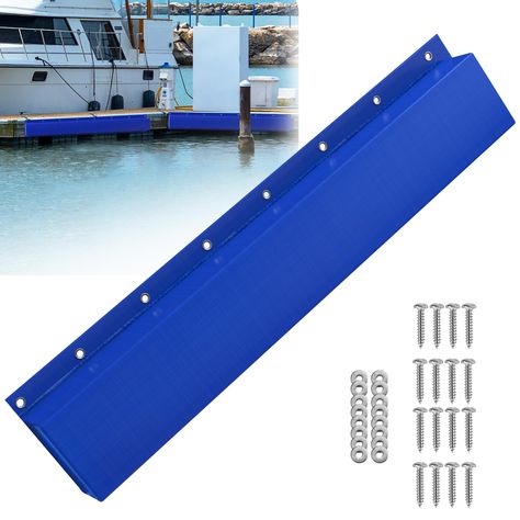 PRICES MAY VARY. This heavy-duty commercial grade dock bumper for commercial docks and personal docks provides optimal protection against anything that could scratch, dent or nick a boat! The outer layer is made of a premium UV-resistant, tear-resistant vinyl and polyester three-layer composite material filled with high-density closed-cell foam Dock Bumpers: Corrosion-resistant stainless steel grommets are located along the entire length of each bumper for secure mounting to dock edges DURABLE M Dock Accessories, Lake Fun, Dock Bumpers, Closed Cell Foam, Sport Boats, Boat Dock, Pontoon Boat, Cycling Workout, Outdoor Games