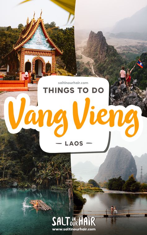 Vang Vieng 3-Day Guide | Things to do in Vang Vieng | Vang Vieng Laos | Laos guide | Travel Guide Asia   #vangvieng #laos #travelguide Vang Vieng Laos, Laos Vietnam, Vang Vieng, Laos Travel, Destination Unknown, Asia Trip, Visit Asia, Backpacking Asia, Vientiane