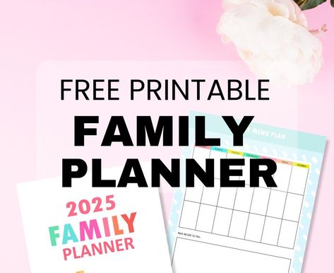 Get cute planners for the whole family! #familyplanner Family Yearly Planning, Calendar Songs, Family Planner Printables, Cute Planners, Yearly Planning, 2025 Planner, Family Calendar, Family Planner, Cute Planner