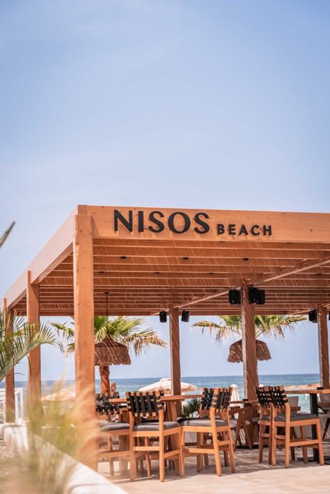 Nisos Beach Bar & Restaurant in Malia, Crete, Greece Crete Greece Restaurants, Mitsis Laguna Crete, Kalypso Beach Crete, Crete Beaches, Matala Beach Crete, Malia Crete Old Town, Solo Vacation, Family Getaways, Beach Bars