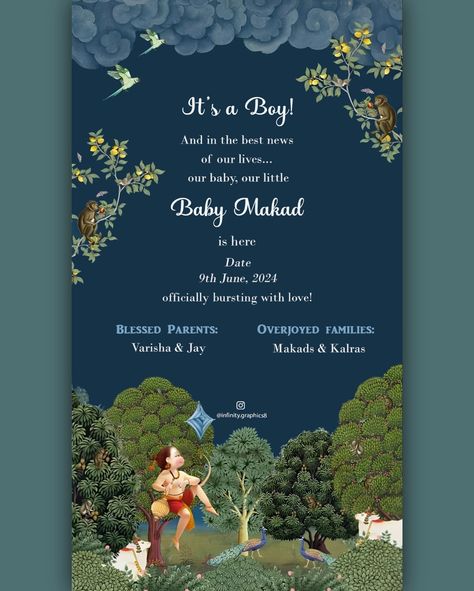 It’s a baby boy!!! 🥳👦🏻 Congratulations Jay & Varisha @varisha006 💙🎊 . #babyannouncement #hanuman #balhanuman #babyshower #babyshowerinvite #digitalinvitation #einvite #birthday #baby #babyshowerinvitations #littleangel #party #kids #baby #personalisedinvitations #childrenparty #babyreveal Baby Boy Congratulations, Bal Hanuman, Indian Wedding Invitation Cards, Indian Wedding Invitations, Books For Self Improvement, Baby Arrival, Baby Reveal, Advertising Design, Wedding Invitation Cards