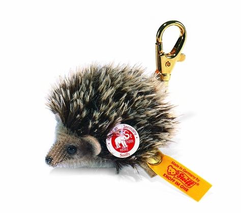 Collectible Sniffy Mohair Hedgehog Keychain | Steiff USA | EAN 056031 Hedgehog Keychain, Hedgehog Day, Hedgehog Accessories, Gift For Architect, Hedgehog Gifts, Cute Hedgehog, Handmade Teddy Bears, Handmade Teddy, Teddy Bear Plush