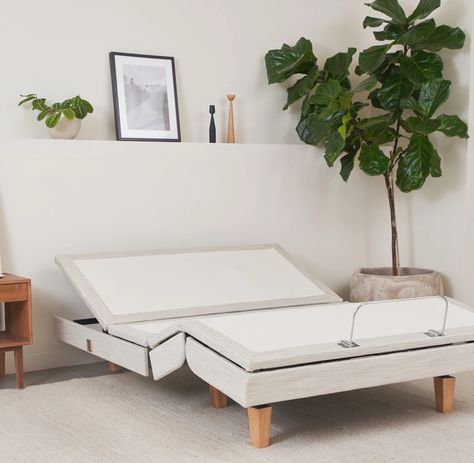 The Best Adjustable Bed Frames at Every Price Point | Hunker Bed Without Frame, Reclaimed Headboard, Natural Headboard, Under Bed Lighting, Green Mattress, Tempurpedic Mattress, Smart Bed, Adjustable Bed Base, Adjustable Bed Frame