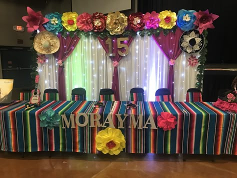 Mexican Quinceanera Ideas Decoration, Charro Theme Quinceanera, Mexican Theme Quinceanera, Mom Birthday Ideas, Charro Theme, Mexican Graduation, Mexican Things, Sixteen Birthday Party Ideas, Mexican Birthday Parties