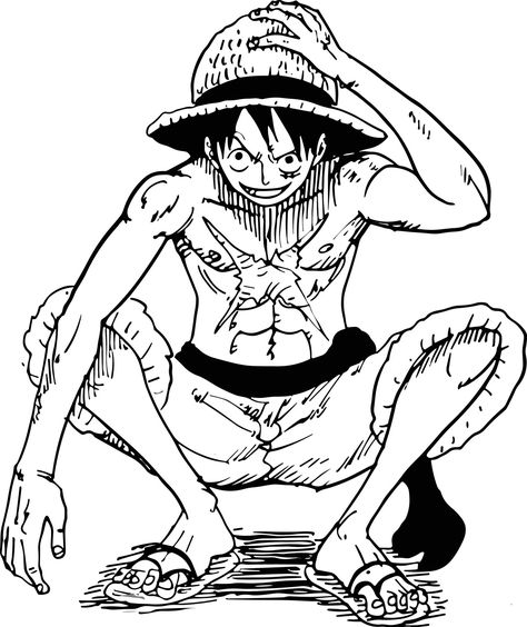 Anime Lineart, One Piece Tattoos, One Piece Luffy, One Piece Anime, Anime Outfits, Anime Shows, Vector Art, For Free, One Piece