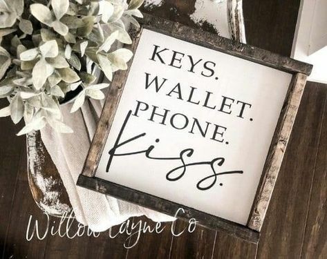 Entryway Signs, Diy Wood Signs, Wood Paint, Dark Walnut Stain, Cricut Craft Room, Farmhouse Sign, Oracal 651, Rustic Signs, Cricut Projects Vinyl