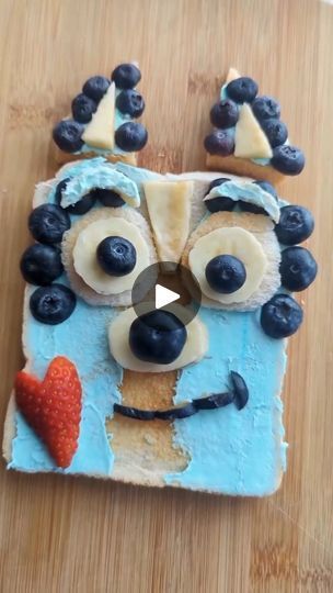 Bingo and Bluey toast! 🐾💕🍞 How much would your kids love this??

(📹: @emilyscooking_ / @officialblueytv on IG) | Romper | Romper · Original audio Bluey Sandwiches, Bluey Snacks, Bingo And Bluey, Cute Snacks, Blue Food, Kid Food, Fun Kids Food, Fun Food, Kids Meals