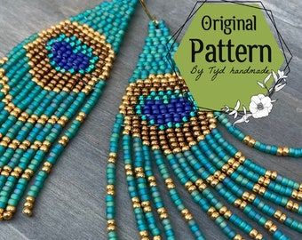 2 Drop Brick Stitch, Fringe Earrings Pattern, Beaded Fringe Earrings, Seed Bead Patterns, Beaded Earrings Patterns, Handmade Beaded Jewelry, Bead Store, Beading Projects, Beaded Fringe