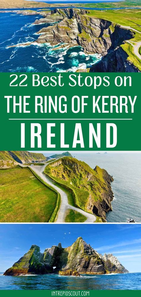 Best Stops on the Ring of Kerry Ireland Aesthetic, Best Of Ireland, Dublin Travel, Kerry Ireland, Relaxing Travel, National Parks Map, Ireland Vacation, Visit Ireland, Scenic Routes