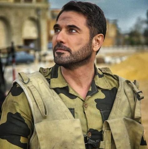 Ahmed Ezz, Egyptian Men, Arab Beauty, Arab Men, Military Jacket, Egypt, Actors, Celebrities