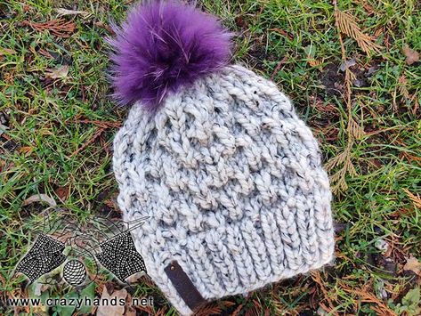 Bulky Yarn Knit Hat Patterns, Bulky Yarn Hat Knitting Patterns, Super Bulky Yarn Knit Hat Pattern Free, Knit Hat With Bulky Yarn, Super Bulky Yarn Knitting Patterns Hat, Knitting Patterns Hats Women, Girls Crochet Hats, Knit Beanie Pattern, Beanie Knitting Patterns Free