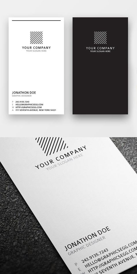 Clean Minimal Vertical Business Card Vertical Business Card, Design Cars, Business Cards Layout, Vertical Business Cards, Name Card Design, Cars Design, Templates Business, Minimal Business Card, Cleaning Business Cards