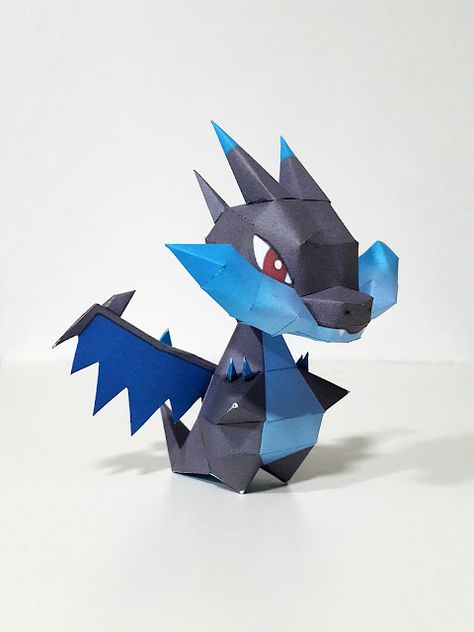 Pokemon Papercraft Templates, Pokemon Totodile, Pokemon Papercraft, Shadow Lugia, Papercraft Pokemon, Pokemon Diy, Origami Diagrams, Pokemon Craft, Papercraft Ideas