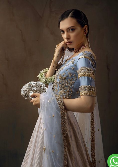 Valima Dress, Blue Bridal Lehenga, Blue Lehenga Choli, Valima Bride, Nikkah Dress, Latest Bridal Dresses, Blue Lehenga, Bridal Lehenga Choli, Blue Bridal