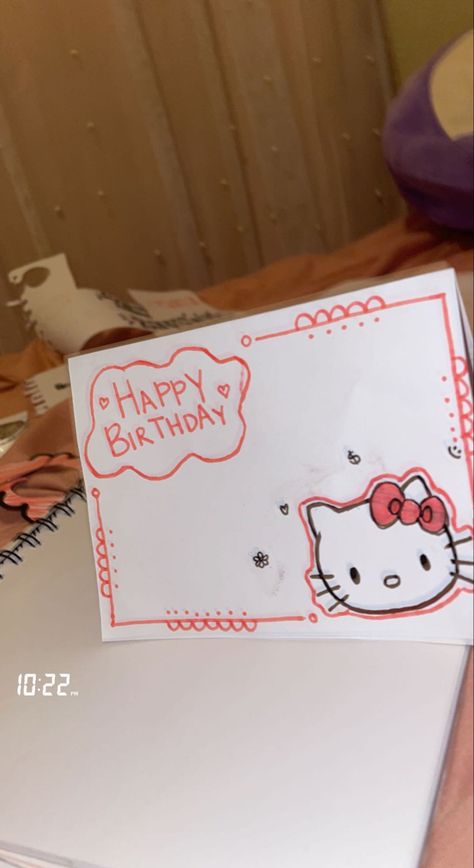 hello kitty Sanrio Birthday Cards Diy, Sanrio Happy Birthday Card, Birthday Card Ideas Hello Kitty, Hello Kitty Birthday Cards Diy, Sanrio Birthday Cards, Hello Kitty Birthday Cards, Hello Kitty Birthday Card, Hello Kitty Card, Happy Birthday Cards Diy