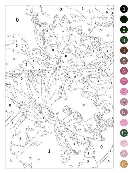 Color By Number Printable Free For Adults, Printable Color By Number For Adults, Color By Number Printable Free Adult, Color By Number Flowers, Adult Color By Number Free Printables, Colour By Numbers For Adults, Color By Number Printable Free Difficult, Coloring Pages With Numbers, Free Color By Number Printables