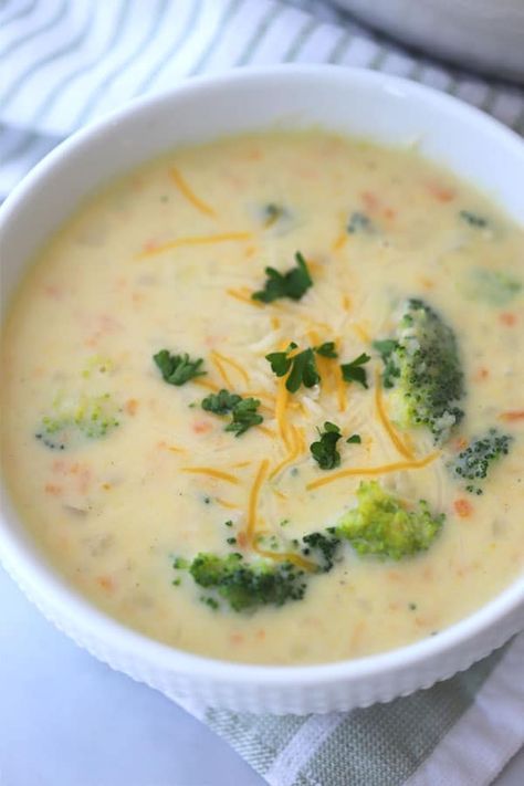 Creamy Potato Broccoli Cheese Soup | thecarefreekitchen Potato And Broccoli Recipes, Potato Broccoli Cheese Soup, Broccoli Potato Cheese Soup, Potato And Broccoli, Broccoli Potato Soup, Broccoli Potato, Potato Broccoli, Best Potato Recipes, Broccoli And Potatoes