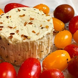 Boursin Cheese And Cherry Tomatoes, Cherry Tomatoes Boursin Cheese Pasta, Baked Boursin Pasta With Cherry Tomatoes, Bourdin Cheese Pasta, Boursin And Orzo, Boursin Cheese Pasta Bake, Sugar Cookie Cake Pops, Baked Boursin Pasta, Cookie Cake Pops