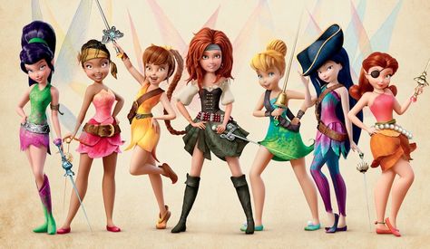 Cartoon Characters Wallpaper, Tinkerbell Pirate Fairy, Tinker Bell And The Pirate Fairy, Tinkerbell Outfit, Tinkerbell Characters, The Pirate Fairy, Disney Faries, Tinkerbell Movies, Flower Girl Inspiration