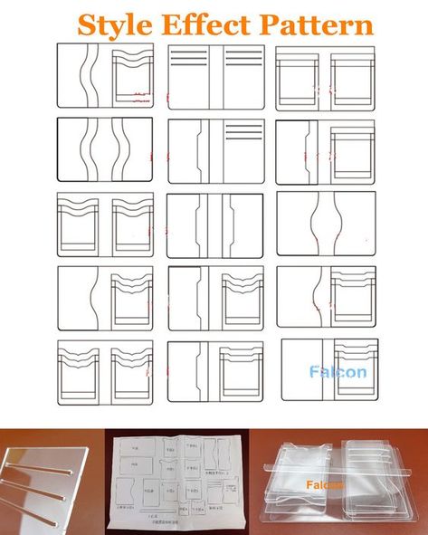 17PC LEATHERCRAFT ACRYLIC Perspex Short Wallet Pattern Stencil Template Tool Set - $24.99 | PicClick Long Wallet Pattern, Leather Working Projects, Lavender Crafts, Leather Working Patterns, Pattern Stencil, Diy Leather Projects, Leather Laptop Case, Leather Wallet Pattern, Leather Craft Patterns