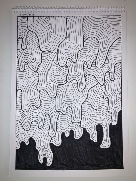 Marker Line Art, Abstract Things To Draw, Pattern Doodles Simple, Zaxrafa Art, Abstract Doodle Ideas, Abstract Doodles Simple, Doodling Ideas Patterns, Abstract Drawings Doodles, Line Doodles Simple