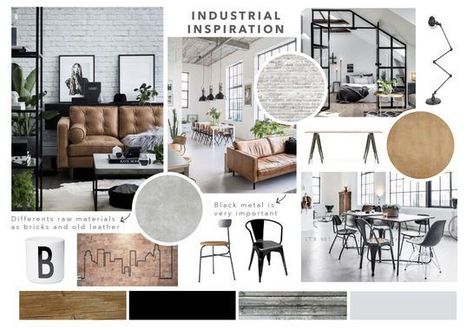 Planche D'inspiration, Moodboard Architecture, Interior Architecture Presentation, Interior Design Illustration, Interior Design Presentation Boards, Interior Presentation, Presentation Board Design, Illustration Interior, Mood Board Interior