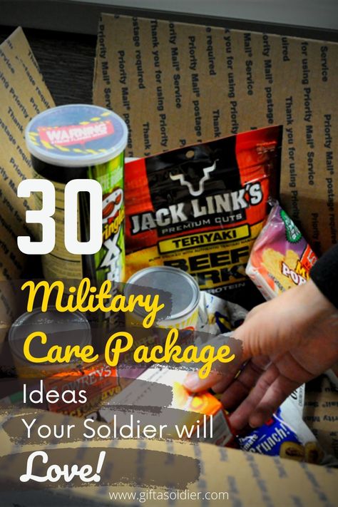 Military care packages demystified. Be it Navy, Army, Air Force or Marines, care packages are must for all branches of the US Military. Often you think of what to put in a care package, now no more! Perfect for Boyfriend, Girlfriend, men, women, friend, son, husband, wife, brother, etc. They can be from any one like from Mom or kids, etc. These ideas are best for birthday, anniversary or holidays. Ideal for overseas deployment, and basic training & Boot camp. Care Package Ideas For Marines, What To Send Deployed Soldiers, Bootcamp Care Package Ideas, Army Deployment Care Packages, Care Packages For Navy Sailors, Army Package Ideas, Army Boxes Care Packages, Boot Camp Care Package Ideas, Care Package For Deployed Soldiers