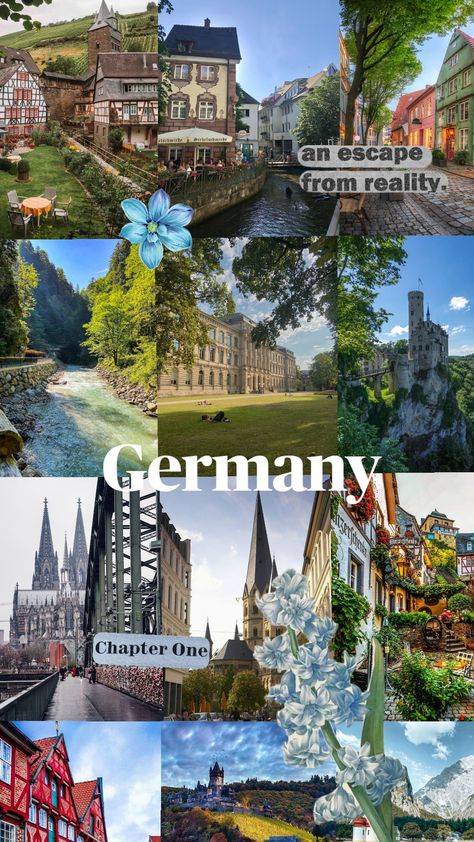 Germany Trip Aesthetic, Germany Wallpaper Aesthetic, Travel Baddie, Germany Living, Traveling To Germany, Pictures Of Germany, Germany Landscape, Study In Germany, German Travel