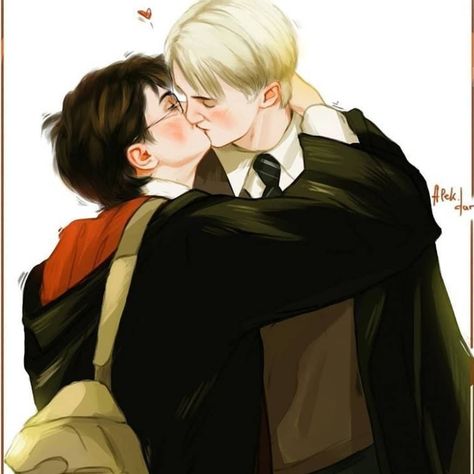 Darry Fanart, Film Harry Potter, Drarry Fanart, Harry Draco, Gay Harry Potter, Buku Harry Potter, Harry Potter Puns, Harry Potter Pin, Images Harry Potter