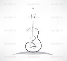 acoustic guitar line art - Bing Images Ukulele Tattoo, Guitar Tattoo Ideas, Guitar Line Art, Tattoo Guitar, Guitar Tattoos, Guitar Sketch, Guitar Images, Guitar Tattoo, Music Tattoo Designs