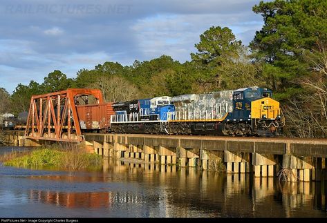 RailPictures.Net Photo: CSXT 1776 CSX Transportation (CSXT) GE ES44AC at Waycross, Georgia by Charles Burgess Waycross Georgia, Csx Transportation, Georgia Usa, Paint Schemes, The Locals, East Coast, Transportation, Really Cool Stuff, Georgia