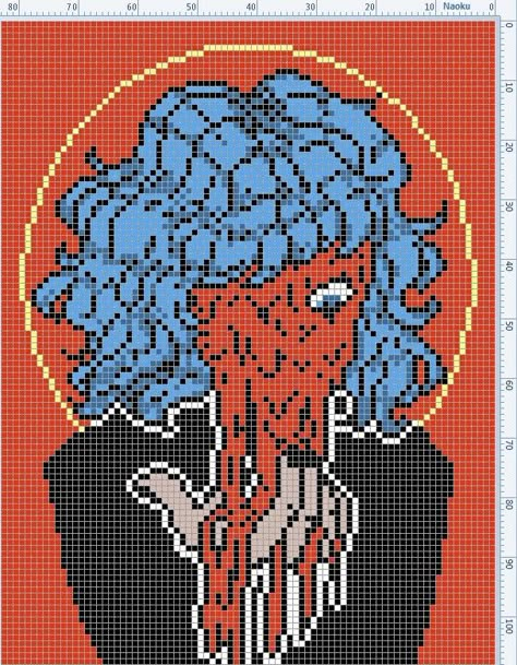 Graph Crochet, Easy Pixel Art, Pixel Art Templates, Pixel Art Grid, Pixel Crochet, Pix Art, Tapestry Crochet Patterns, Minecraft Pixel Art, Anime Pixel Art