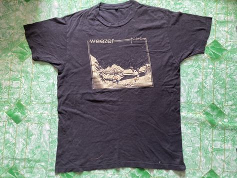 Vintage Vintage T-shirt Weezer Pinkerton 00s | Grailed Weezer Tshirt, Weezer Shirt, Summer Wishlist, Ideal Wardrobe, Weezer, Rock T Shirts, Men's Tops, Dark Wash Jeans, Band Tees