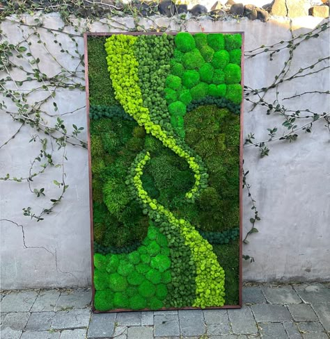 Moss wall art