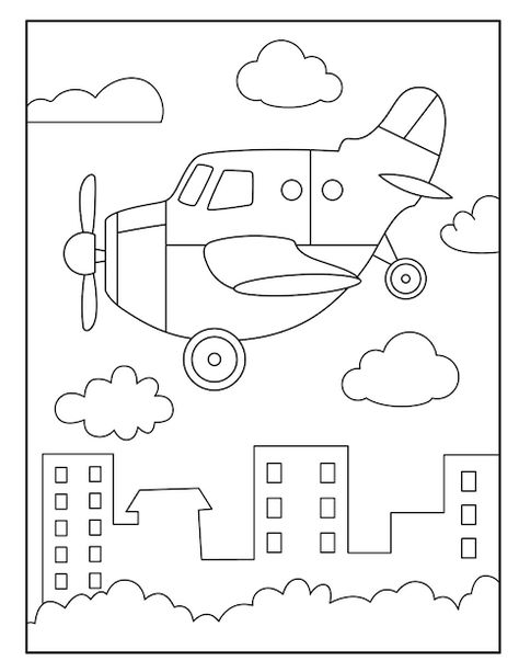 Airplane Coloring Pages, Kdp Interior, Applique Quilt Patterns, Baby Painting, Paper Airplane, Cute Giraffe, Paper Airplanes, Puzzles For Kids, Applique Quilts