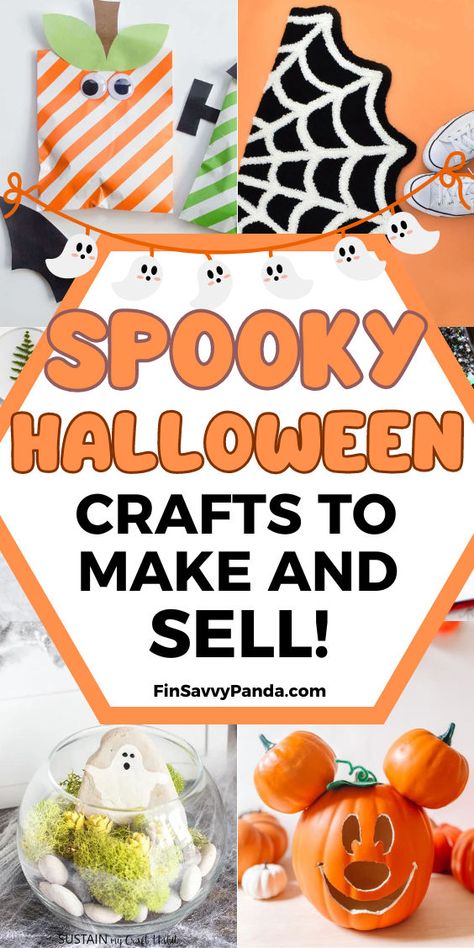 Dollar store finds turn into profit with these easy fall crafts! Get inspired with DIY ideas that are cheap to make and perfect for selling. From wooden creations to charming seasonal decor, these fall crafts are your ticket to a successful side hustle. Start crafting and make money with these simple yet profitable autumn projects! Halloween Craft Ideas To Sell, Halloween Crafts To Make And Sell, Quick Crafts To Sell, Halloween Crafts To Make, Dollar Store Finds, Spooky Halloween Crafts, Halloween Crafts To Sell, Wooden Crafts Diy, Diy Projects To Sell