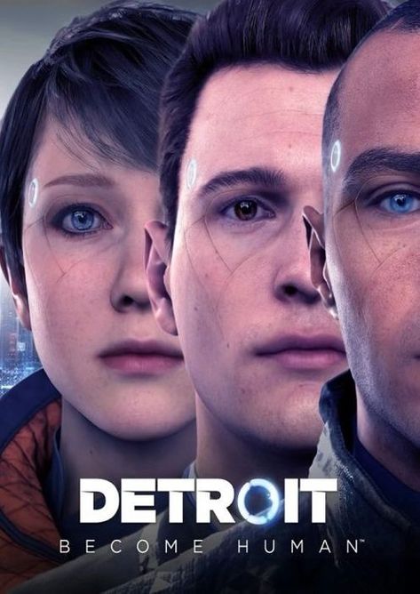 Detroit Become Human Poster, Quantic Dream Games, Lance Henriksen, Detroit Become Human Game, Connor Rk800, Detroit: Become Human, Quantic Dream, Game Cover, Jesse Williams