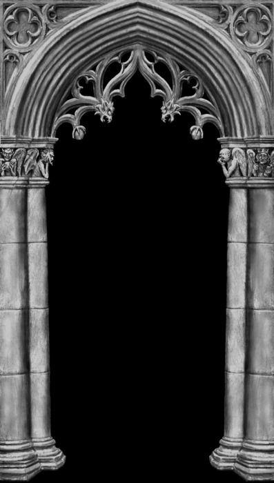 Gothic architecture    Would love to create a doorway like this for my design. Gothic Arches Architecture, Gothic Architecture Details, Gothic Shapes, Archway Tattoo, Gothic Doorway, Rounded Doorway, Gothic Column, Gothic Pillar, Gothic Archway