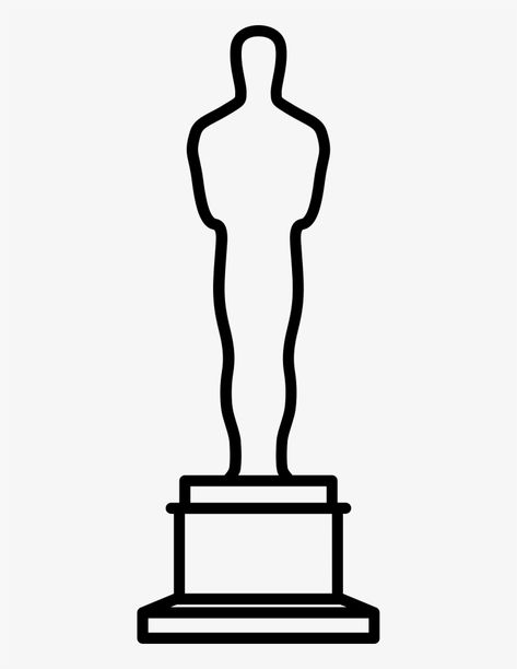 Oscar Statue Template, Oscar Drawing, Performing Arts Logo, Oscars Award, Oscar Trophy, Oscar Academy Awards, Hollywood Night, Tri Delt, Oscar Award